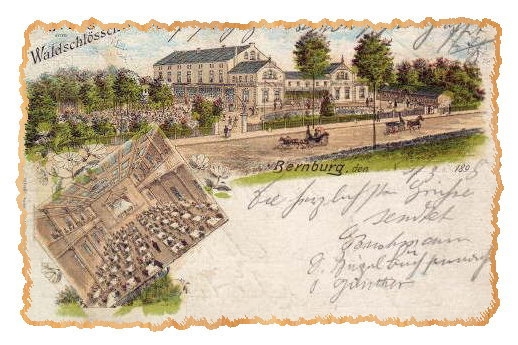Gaststätte "Waldschlösschen" im Jahr 1898